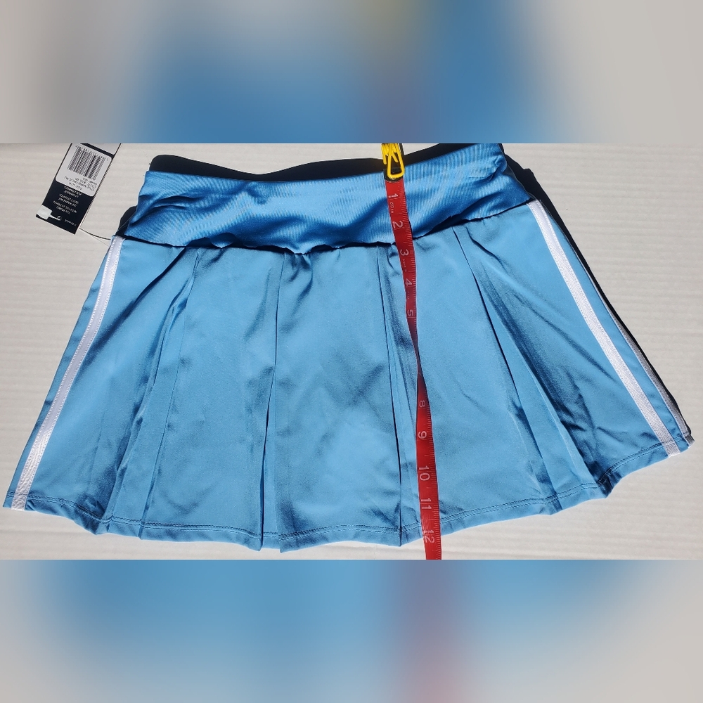 Adidas Big Kids Girls Skort Sz L/14 Lt Blue - Picture 10 of 13